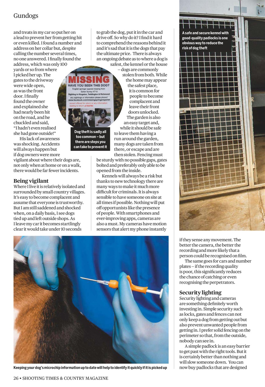 Shooting Times & Country Preview Pages
