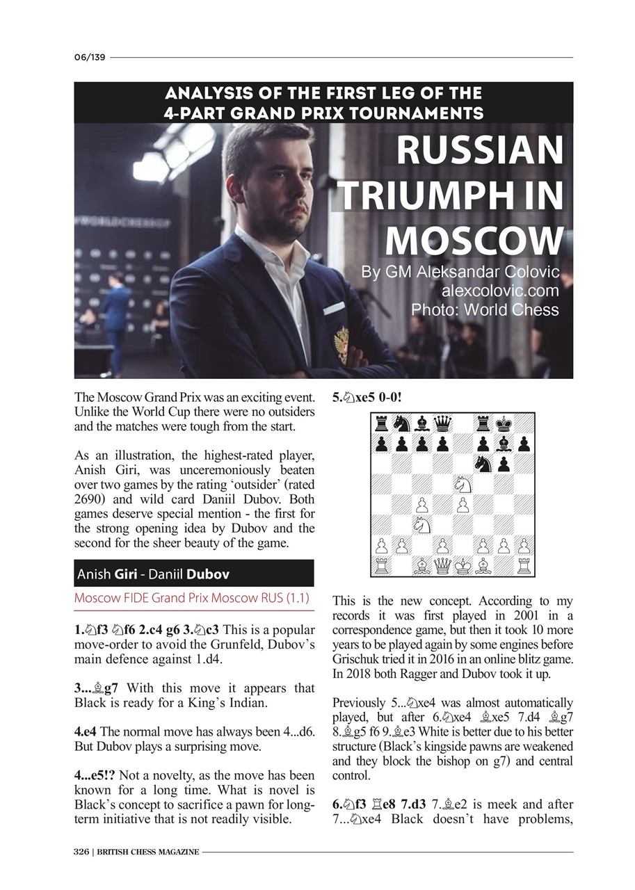 British Chess Magazine Preview Pages