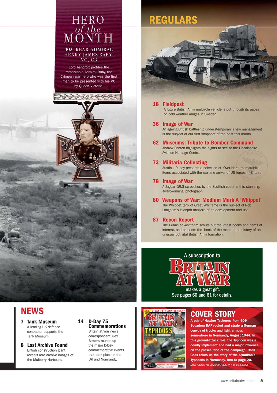 Britain at War Magazine Preview Pages