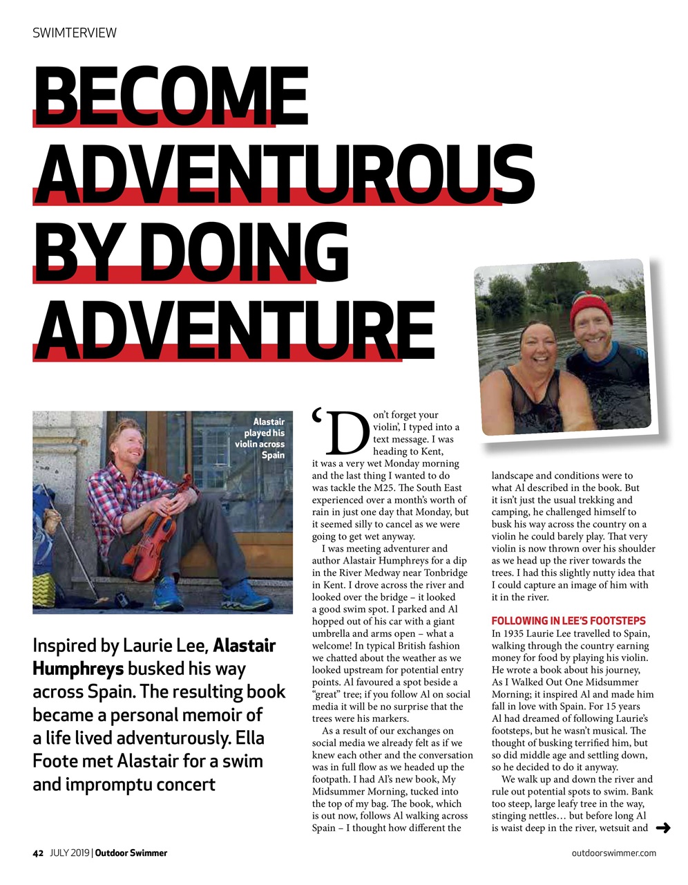 Outdoor Swimmer Preview Pages