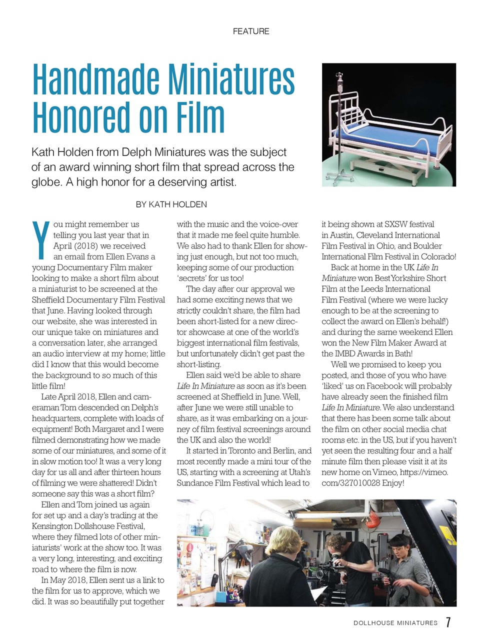 Dollhouse Miniatures Preview Pages