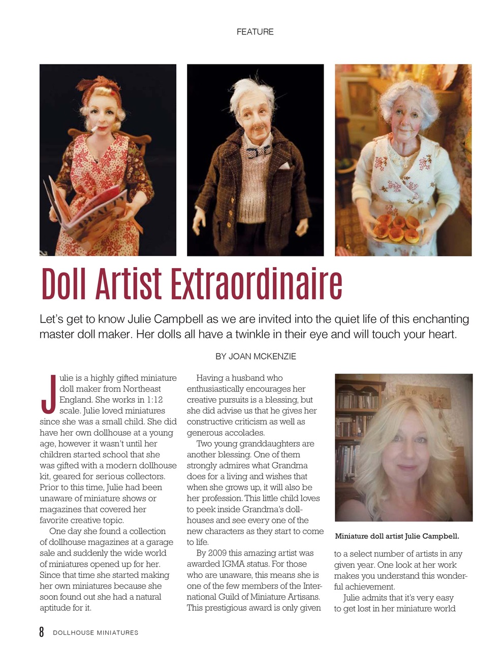 Dollhouse Miniatures Preview Pages