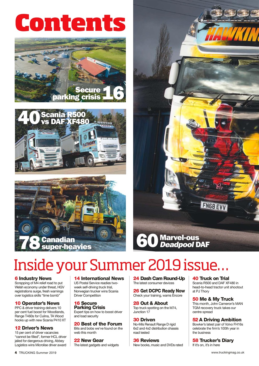 Trucking Magazine Preview Pages