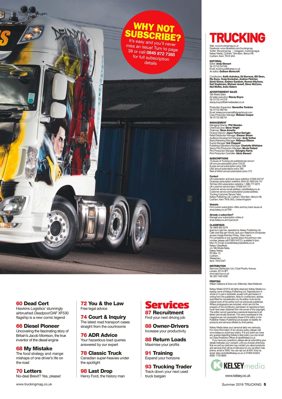 Trucking Magazine Preview Pages