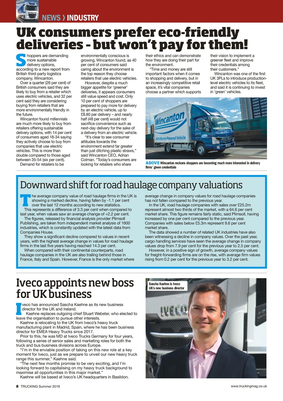 Trucking Magazine Preview Pages