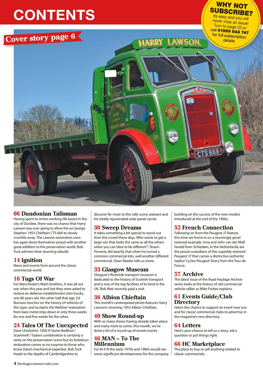 Heritage Commercials Magazine Preview Pages
