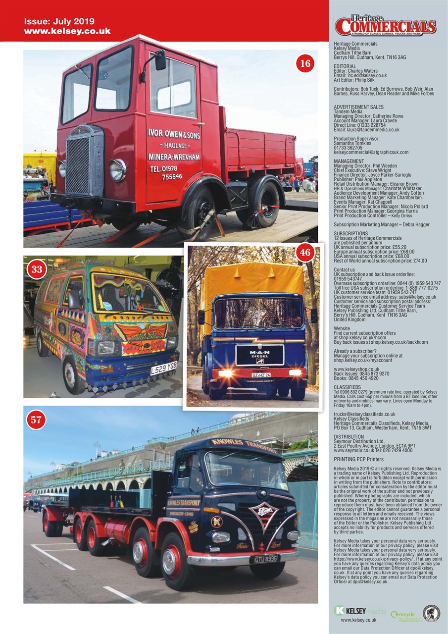Heritage Commercials Magazine Preview Pages