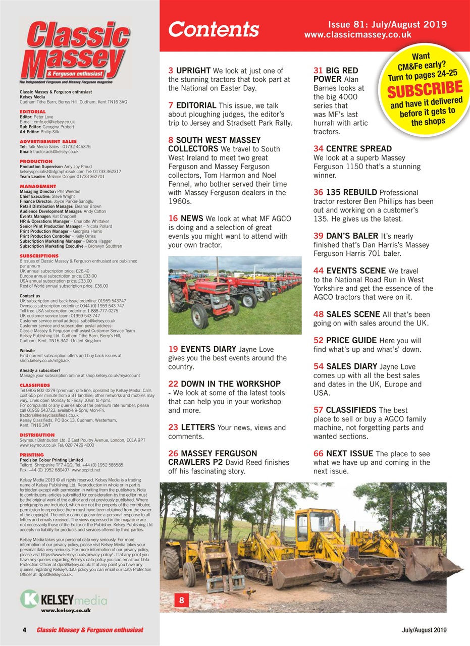 Classic Massey Preview Pages