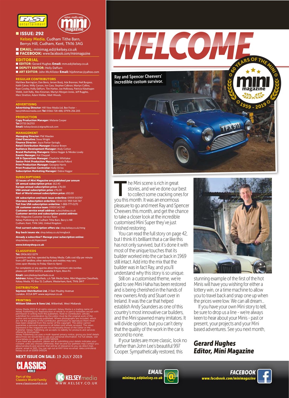 Mini Magazine Preview Pages