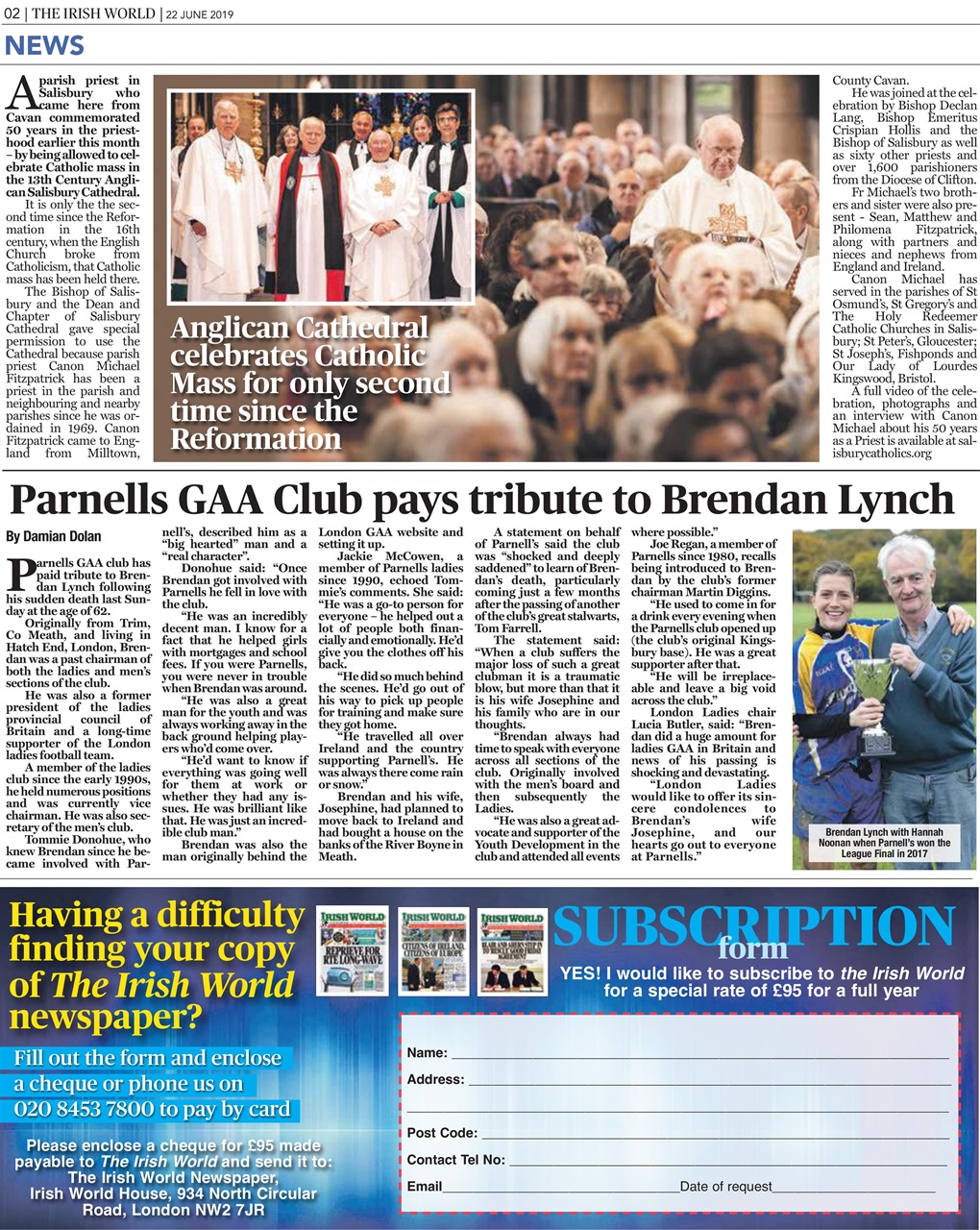 Irish World Preview Pages