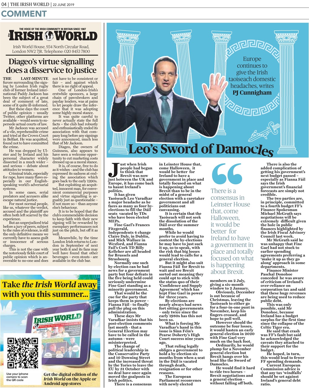 Irish World Preview Pages