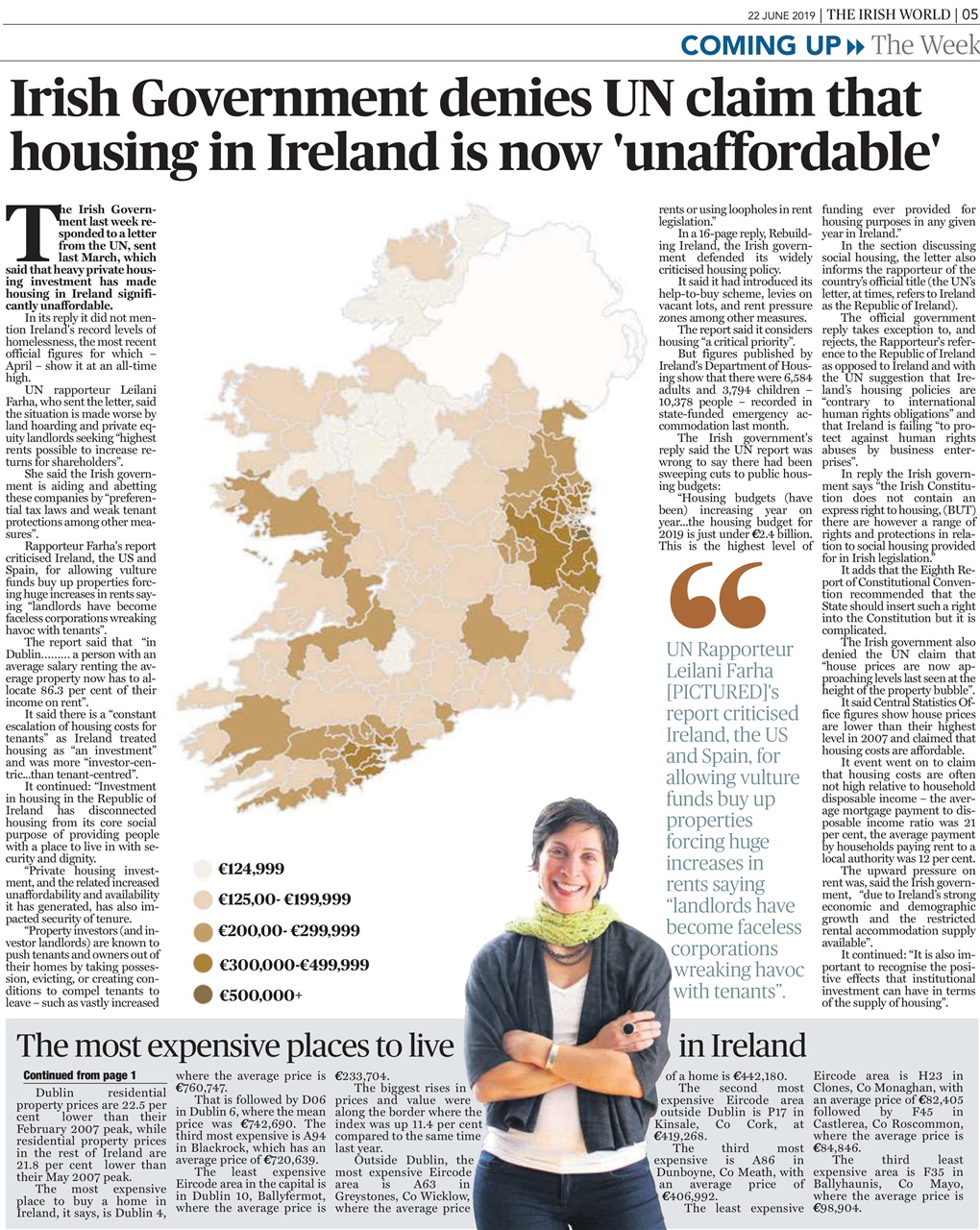 Irish World Preview Pages