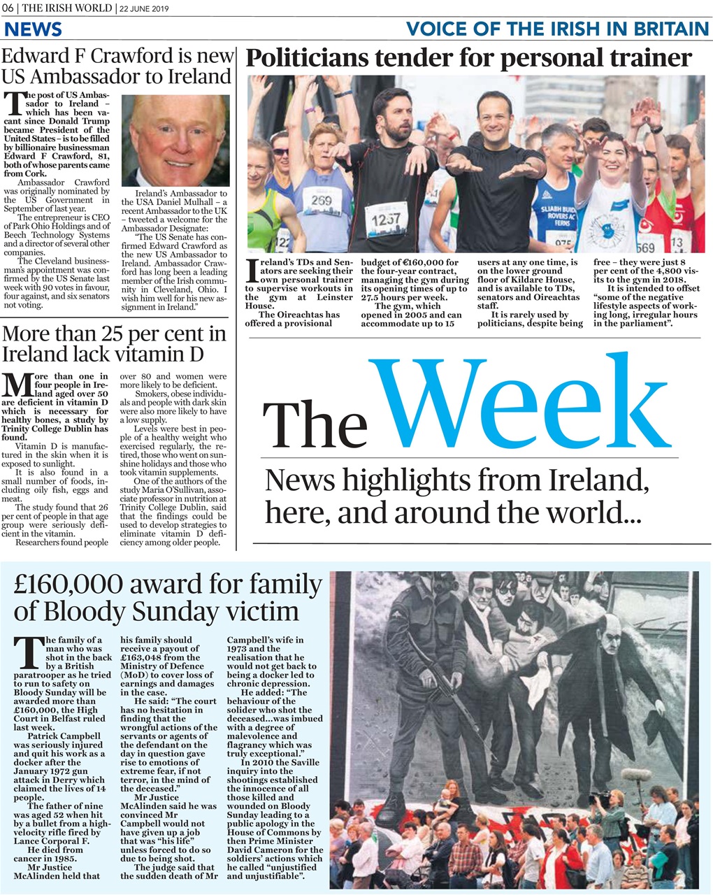 Irish World Preview Pages