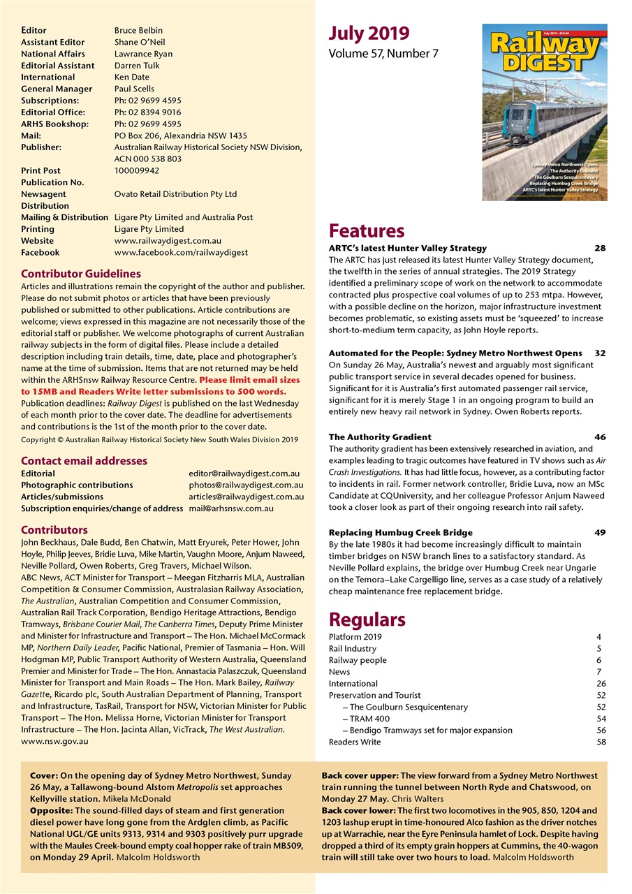 Railway Digest Preview Pages