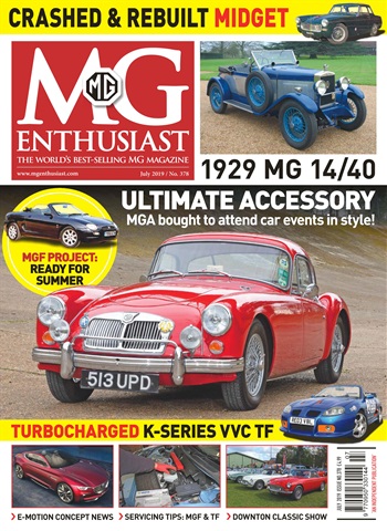 MG Enthusiast issue July 2019