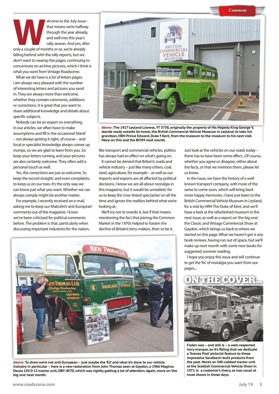 Vintage Roadscene Preview Pages
