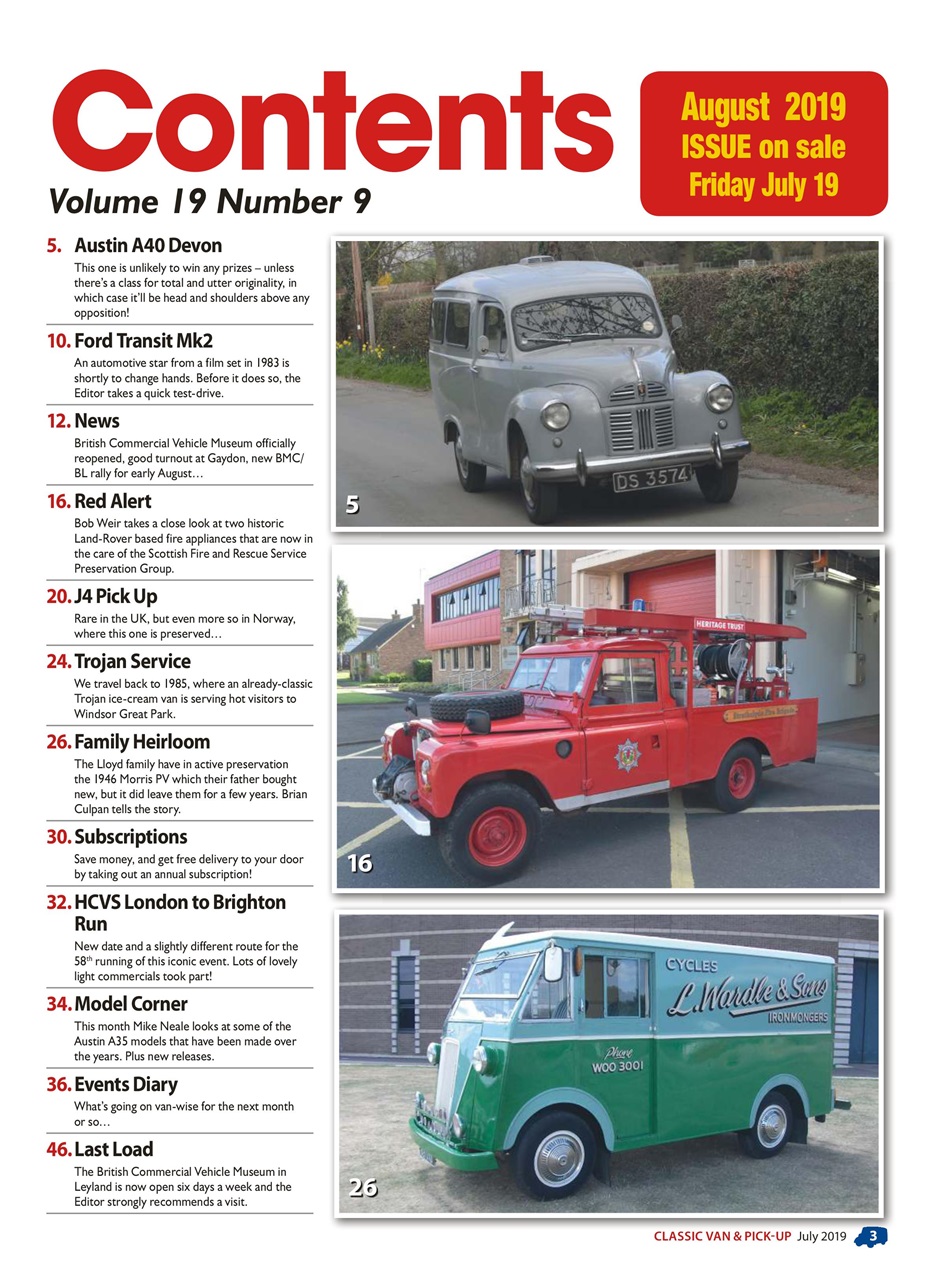 Classic Van & Pick-up Preview Pages