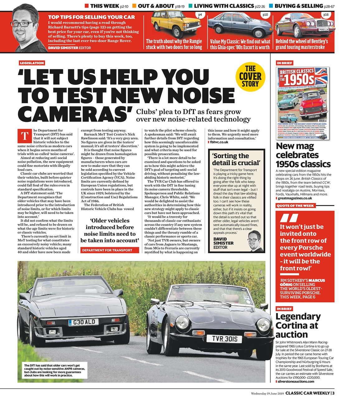 Classic Car Weekly Preview Pages