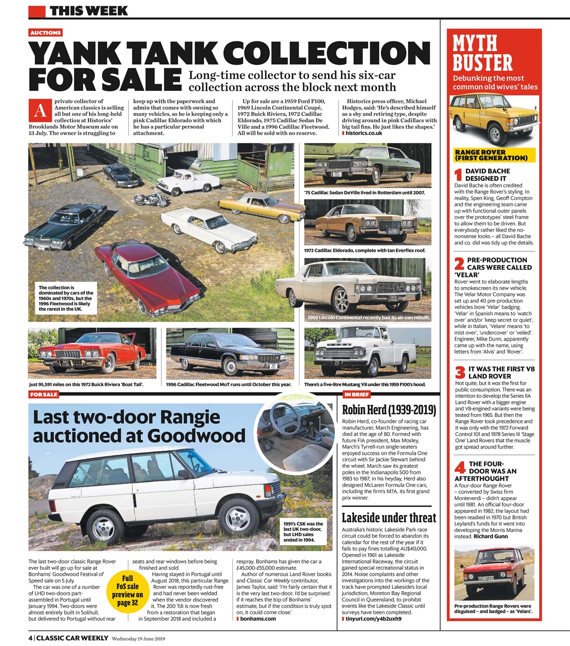 Classic Car Weekly Preview Pages