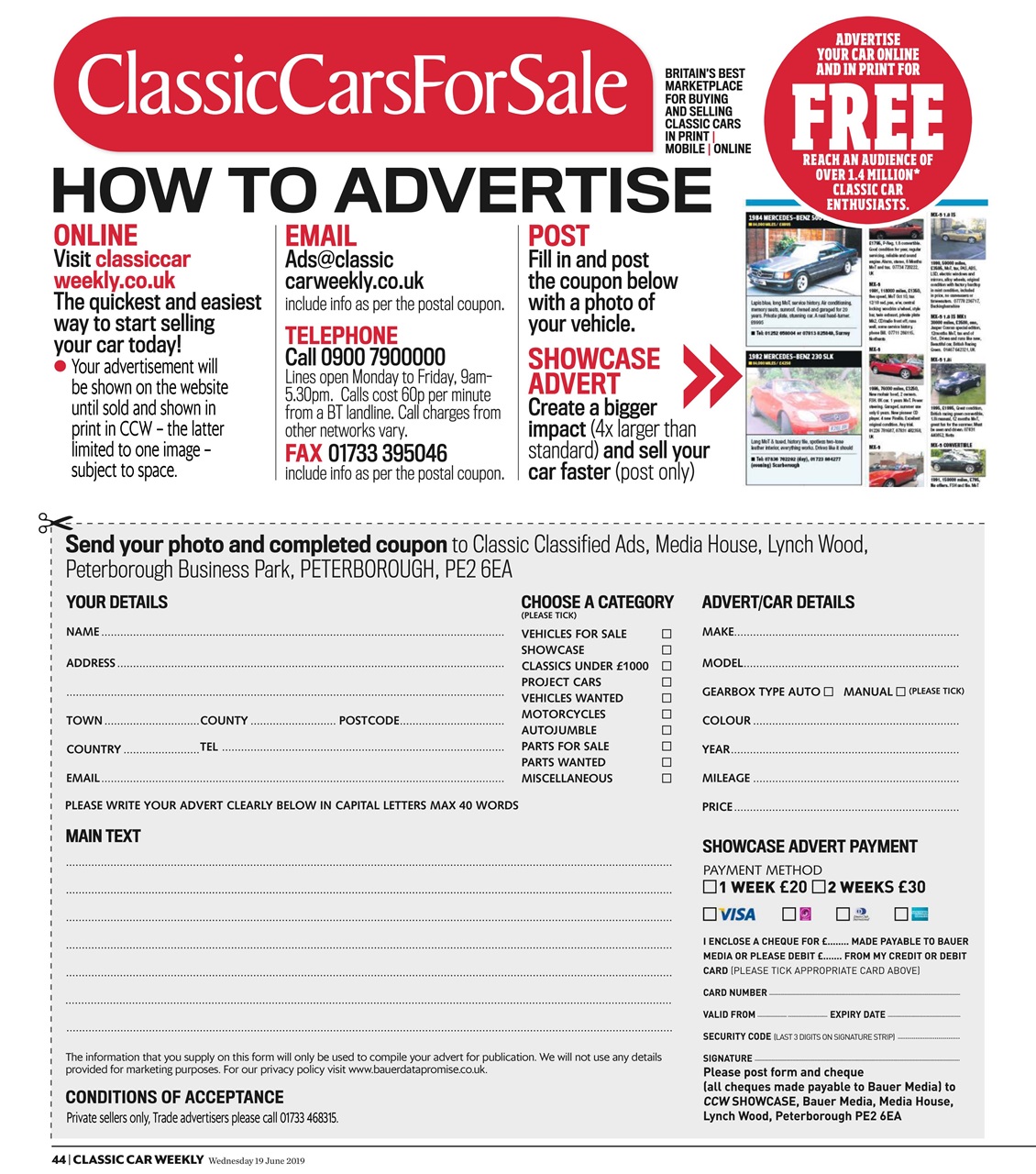 Classic Car Weekly Preview Pages