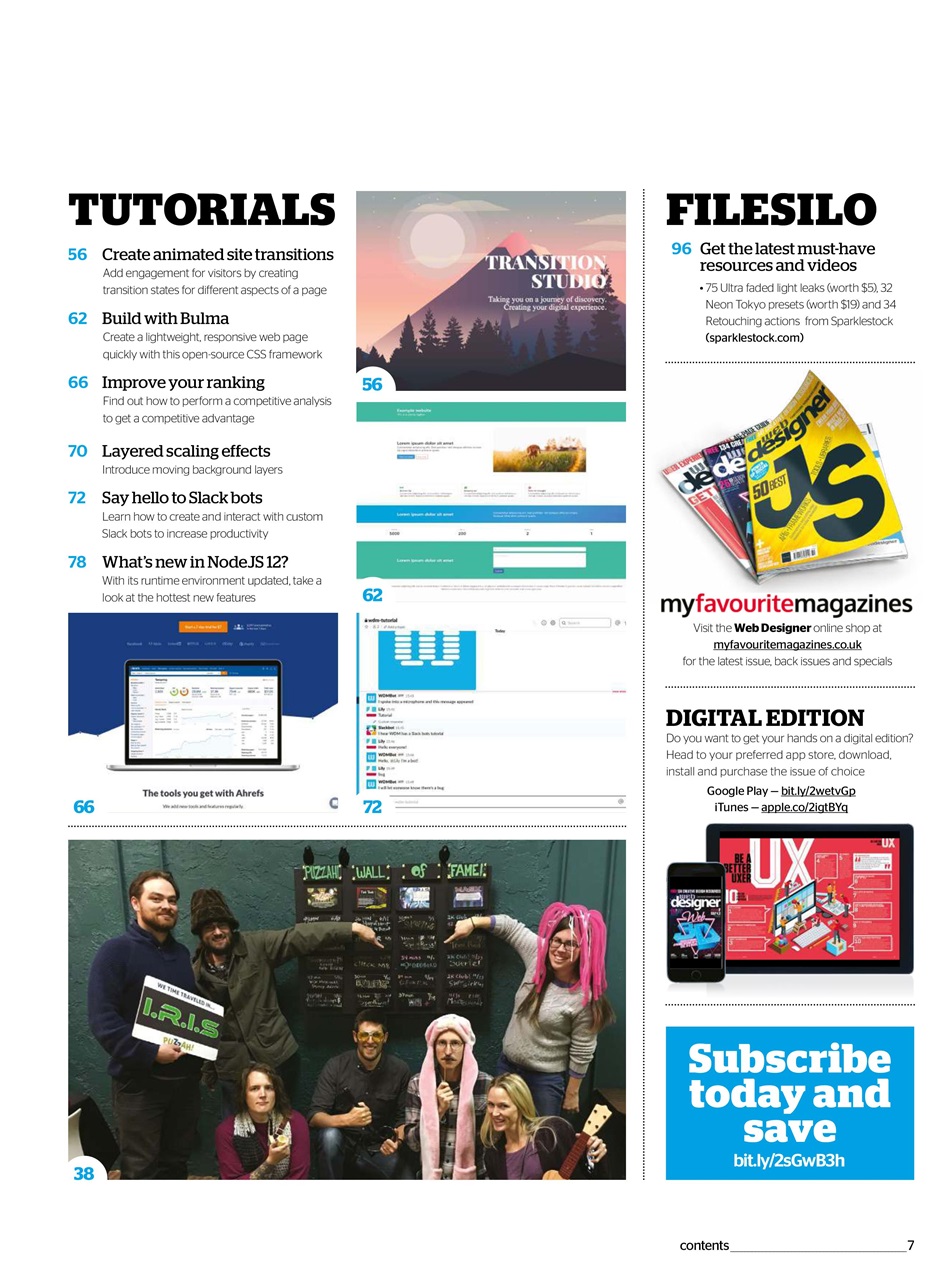 Web Designer Preview Pages