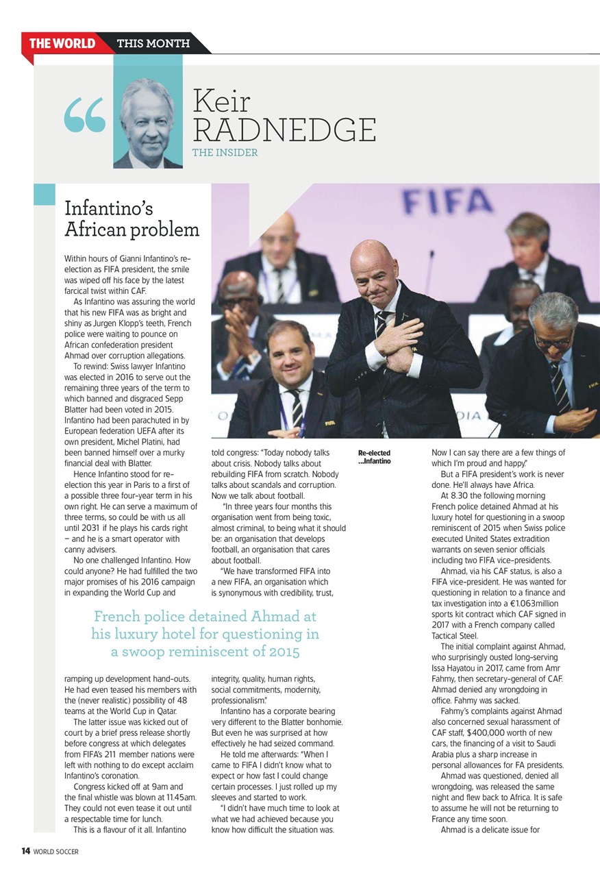 World Soccer Preview Pages