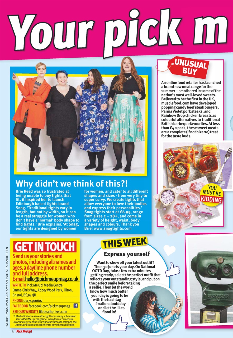 Pick Me Up Preview Pages