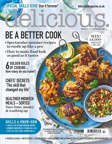 delicious. Magazine issue July 2019