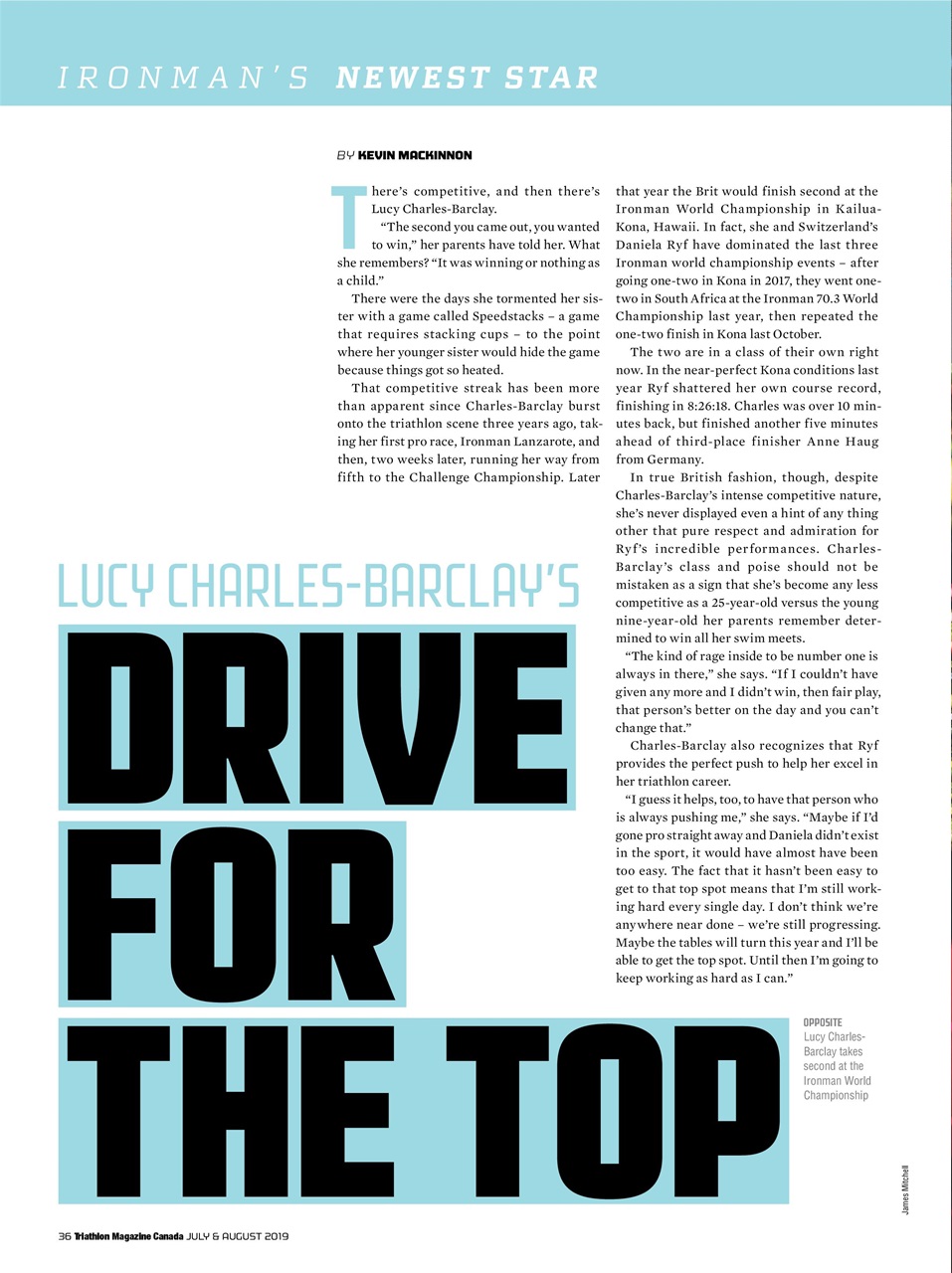 Triathlon Magazine Canada Preview Pages