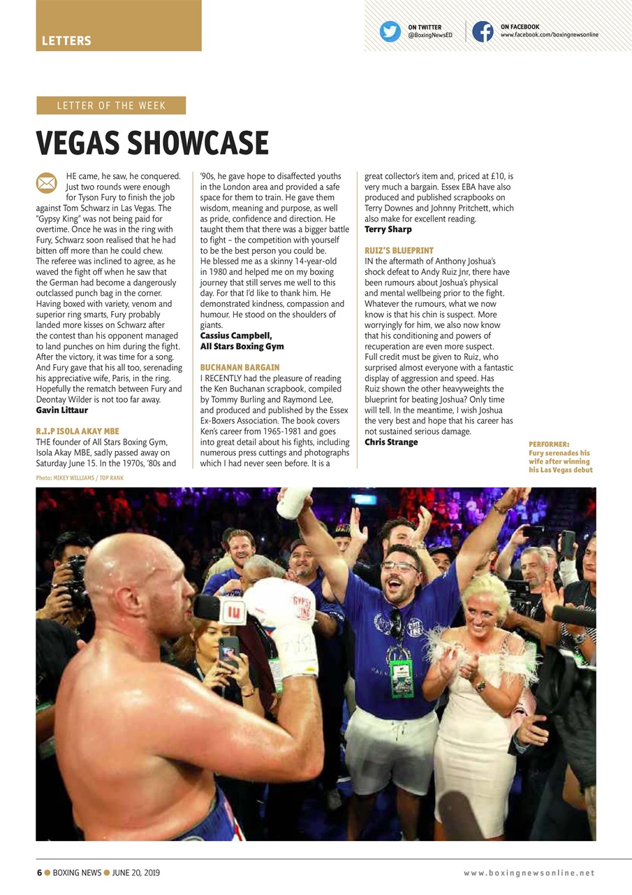 Boxing News Preview Pages