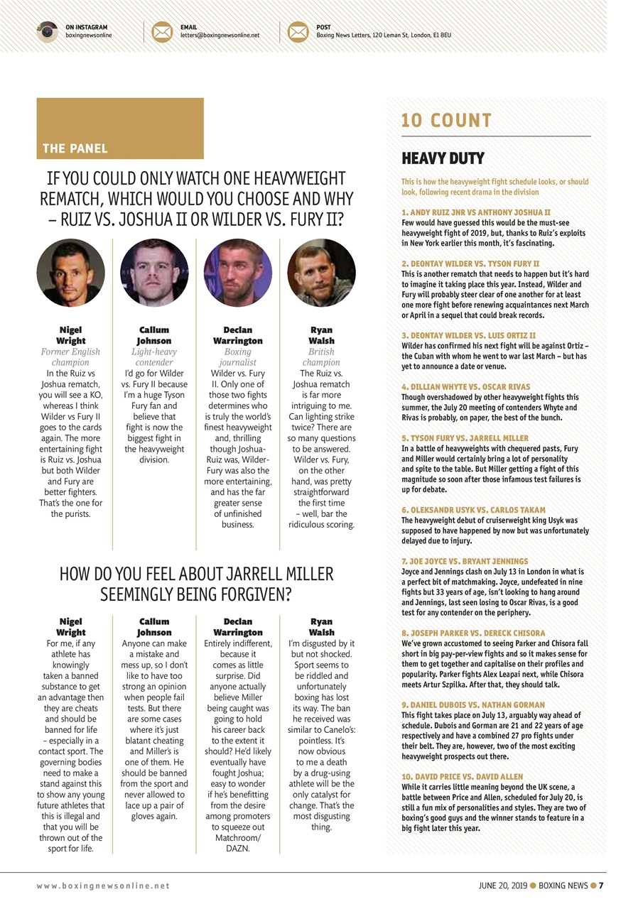 Boxing News Preview Pages