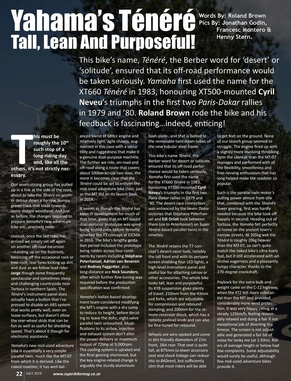 SuperBike South Africa Preview Pages