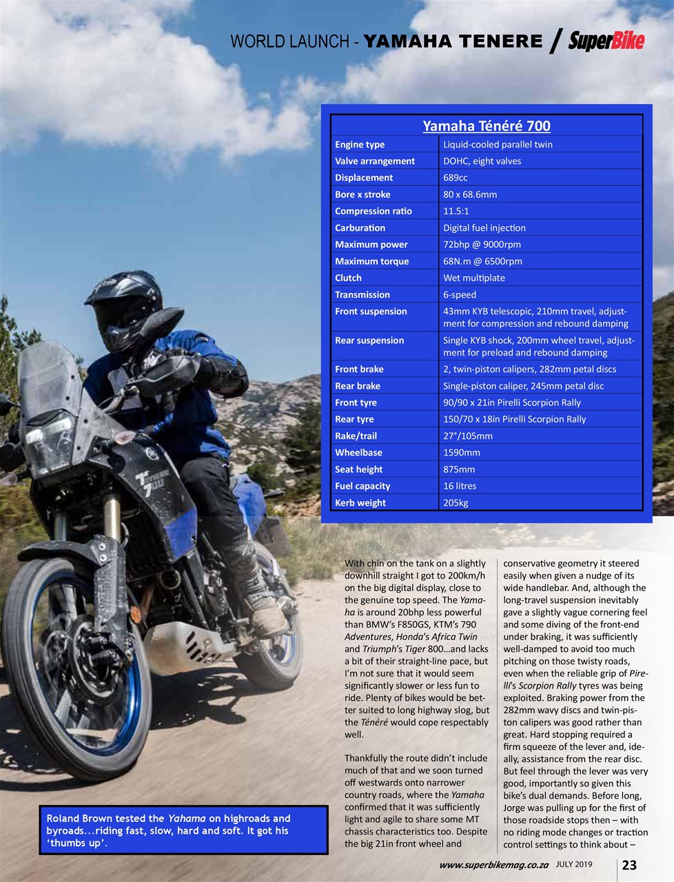 SuperBike South Africa Preview Pages