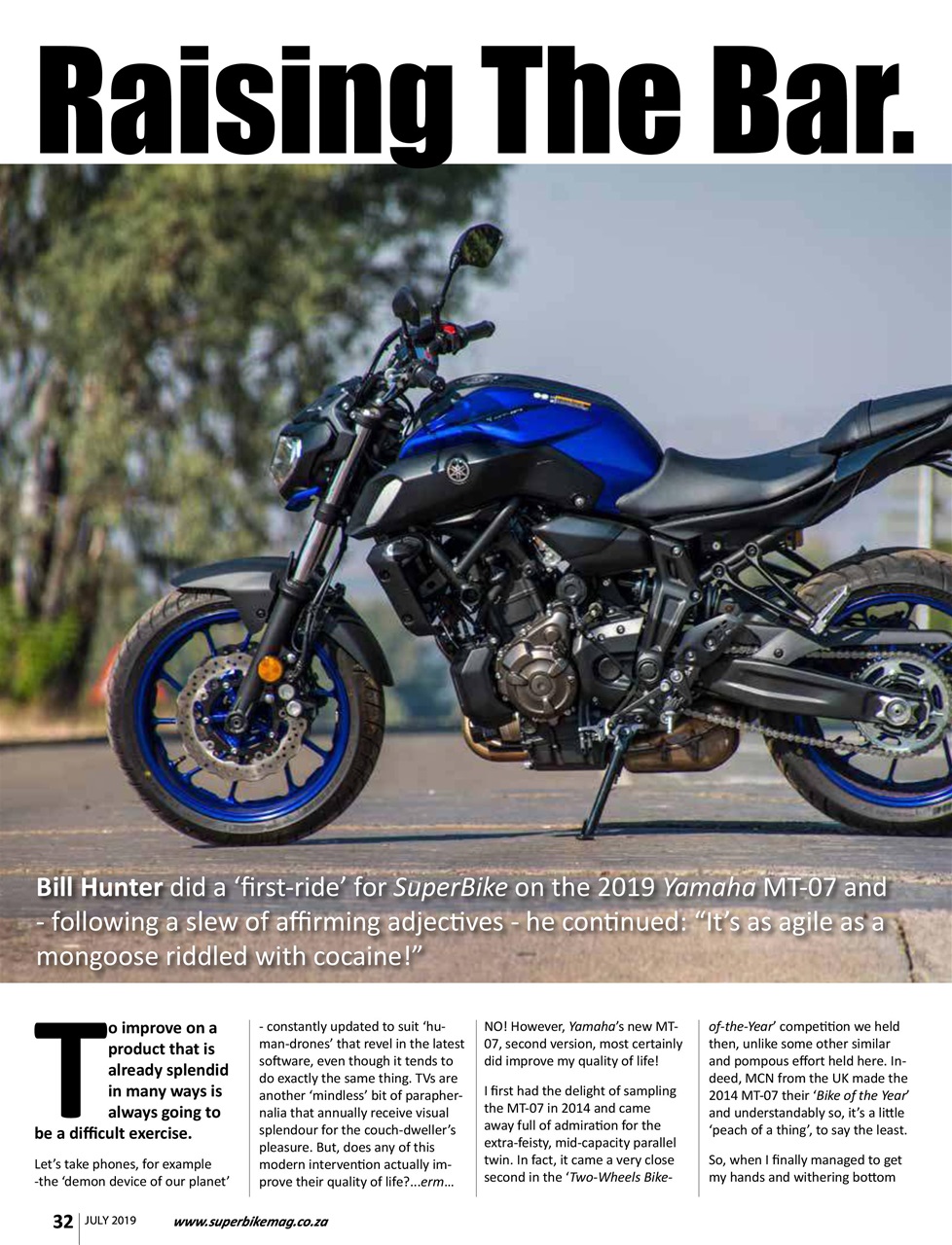 SuperBike South Africa Preview Pages