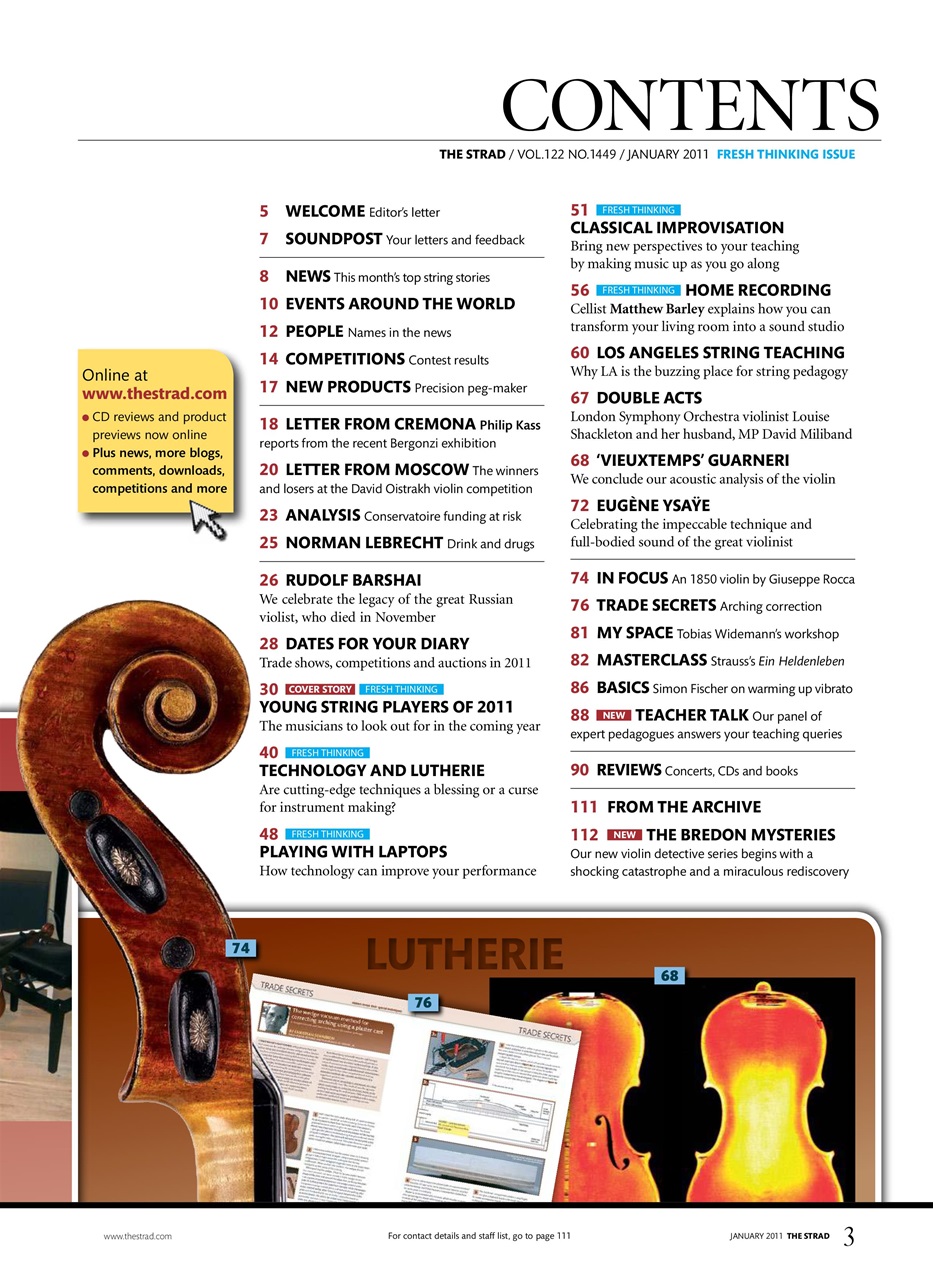 The Strad Preview Pages