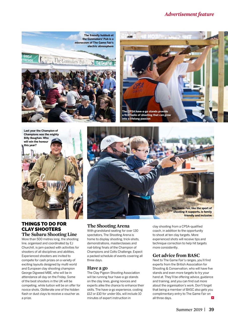 Clay Shooting Preview Pages