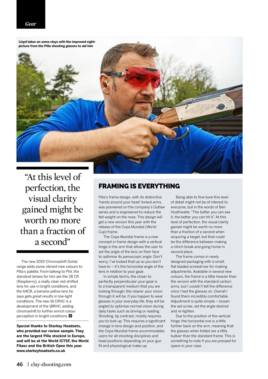 Clay Shooting Preview Pages