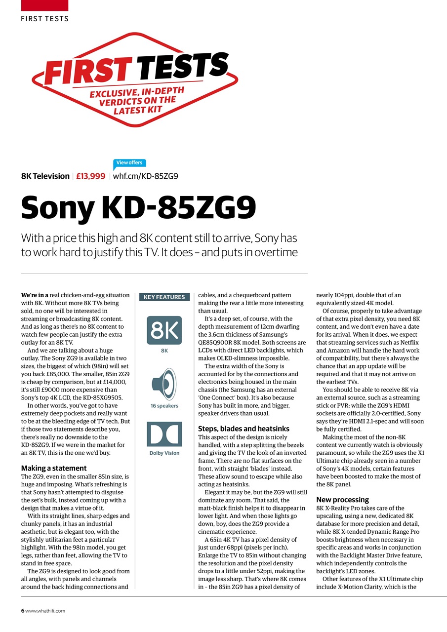 What HiFi Preview Pages