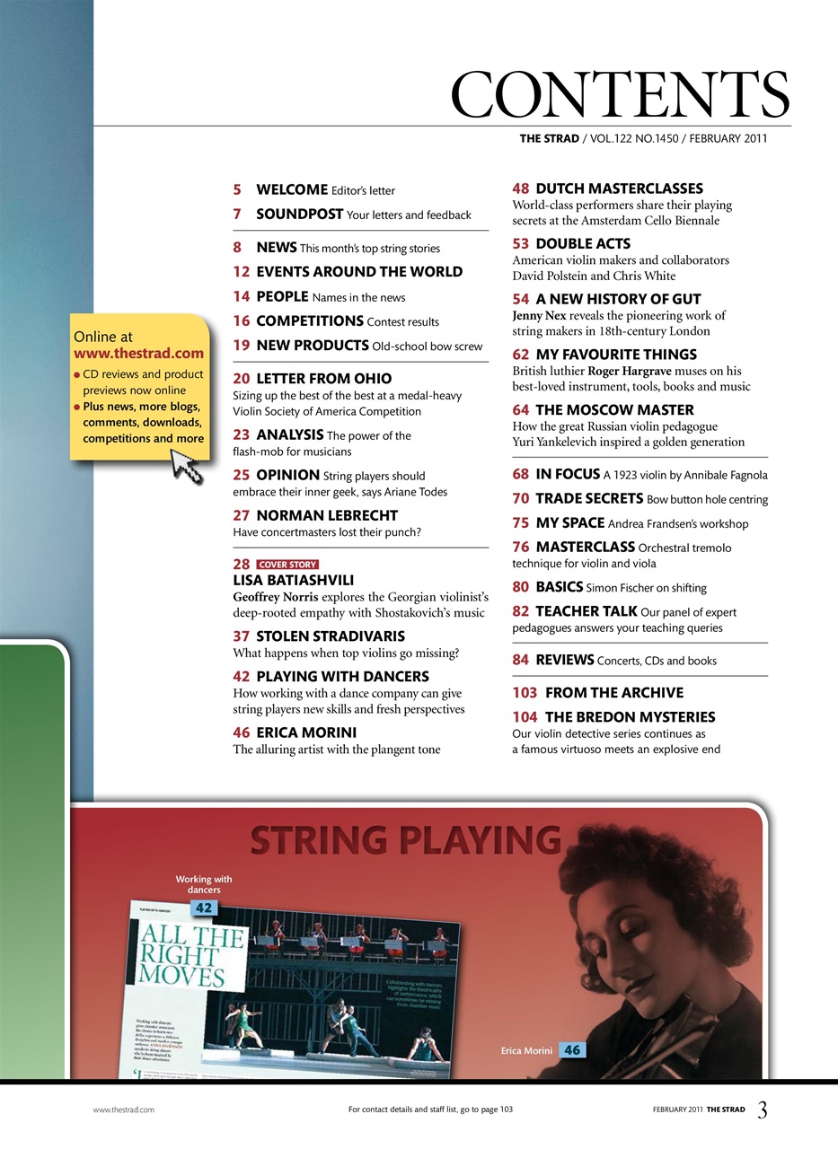 The Strad Preview Pages