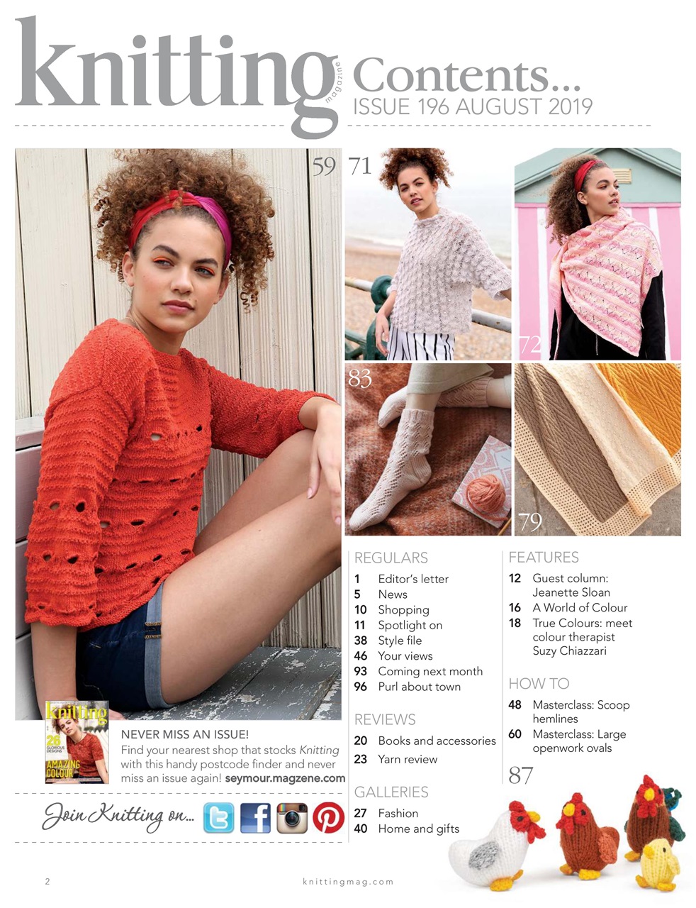 Knitting Preview Pages