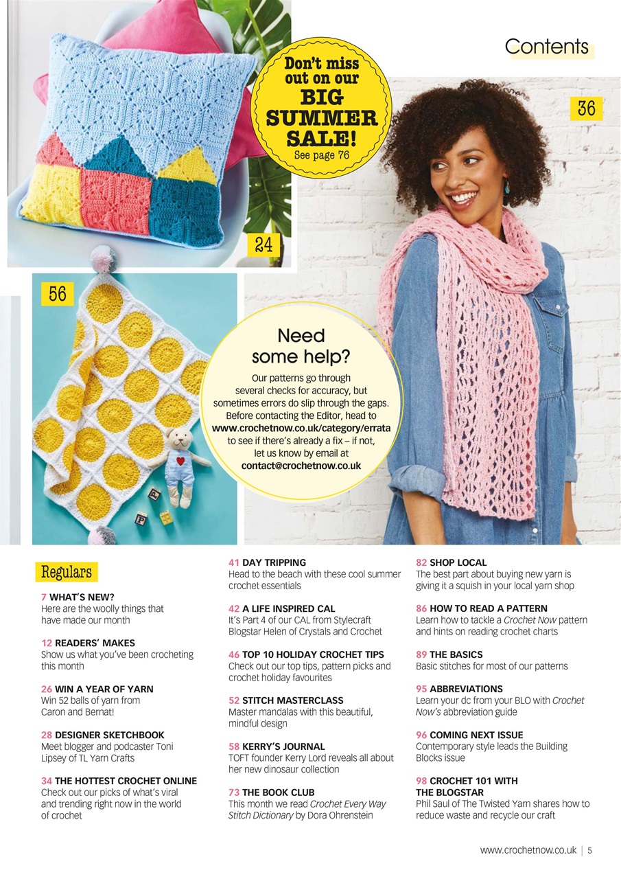 Crochet Now Magazine Preview Pages