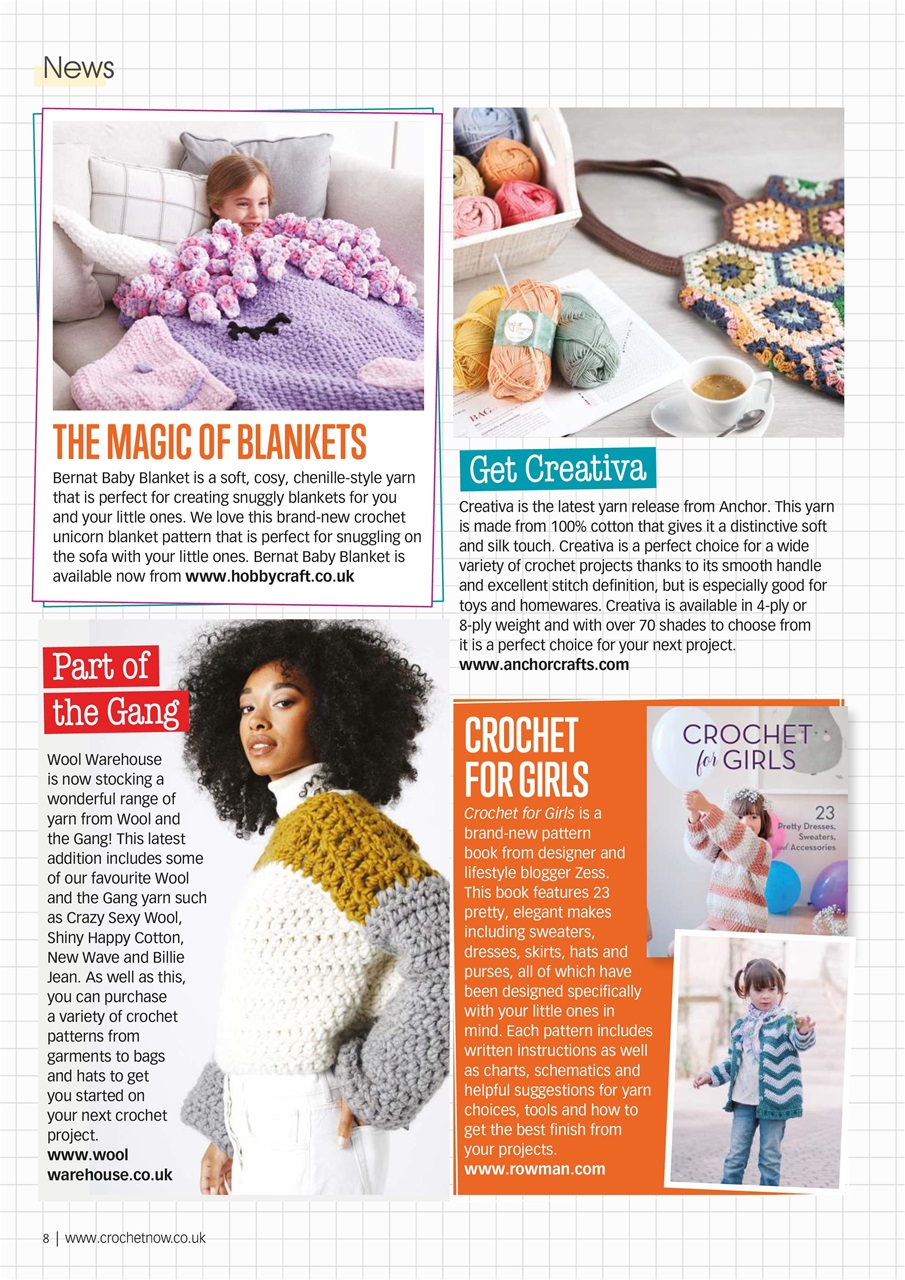 Crochet Now Magazine Preview Pages