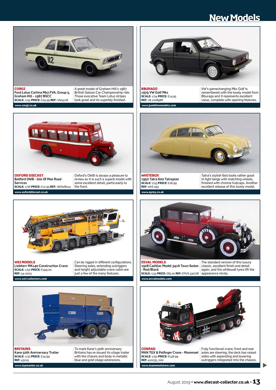 Diecast Collector Preview Pages