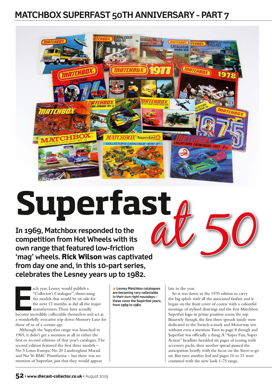Diecast Collector Preview Pages