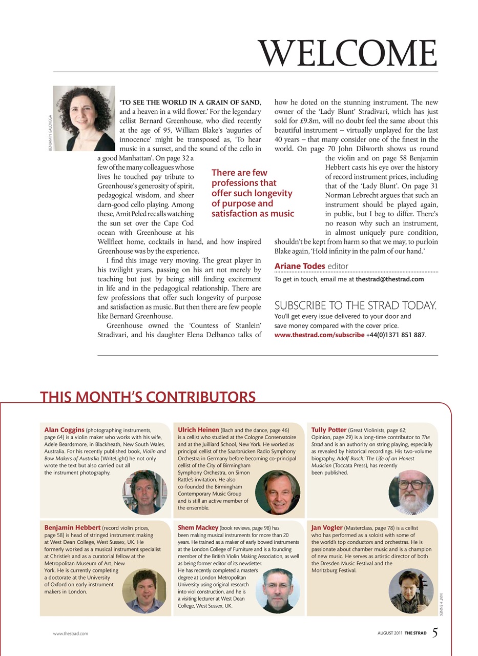 The Strad Preview Pages