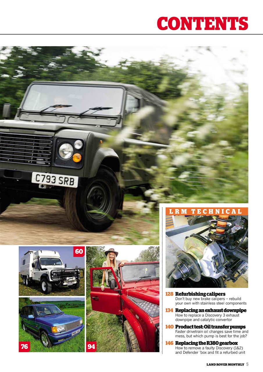 Land Rover Monthly Preview Pages