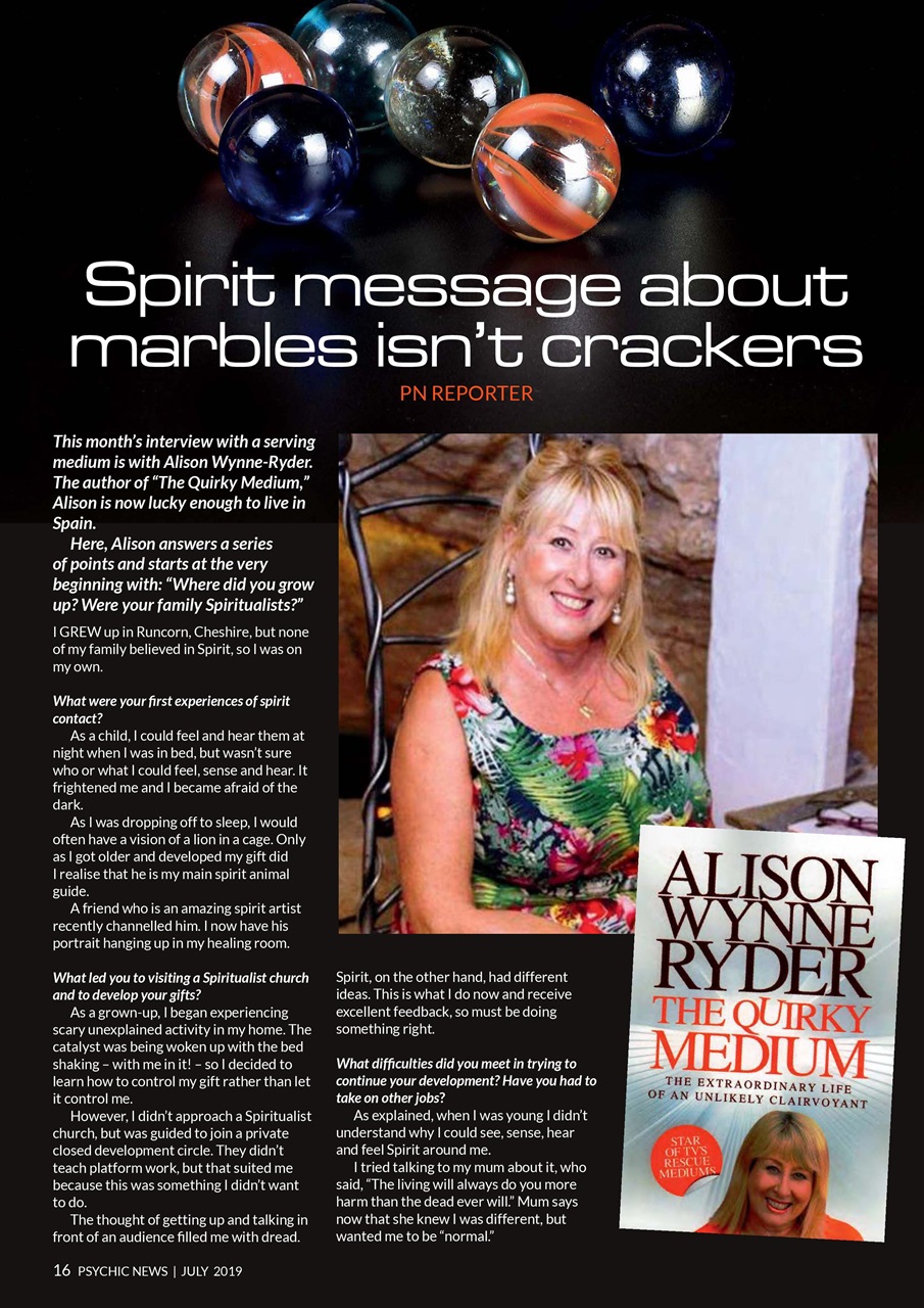 Psychic News Preview Pages
