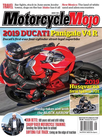 Motorcycle Mojo issue August 2019