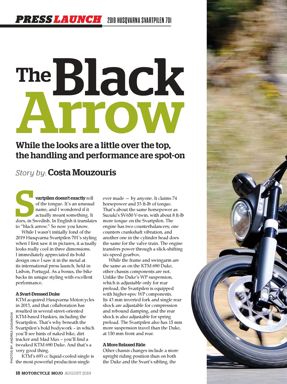 Motorcycle Mojo Preview Pages