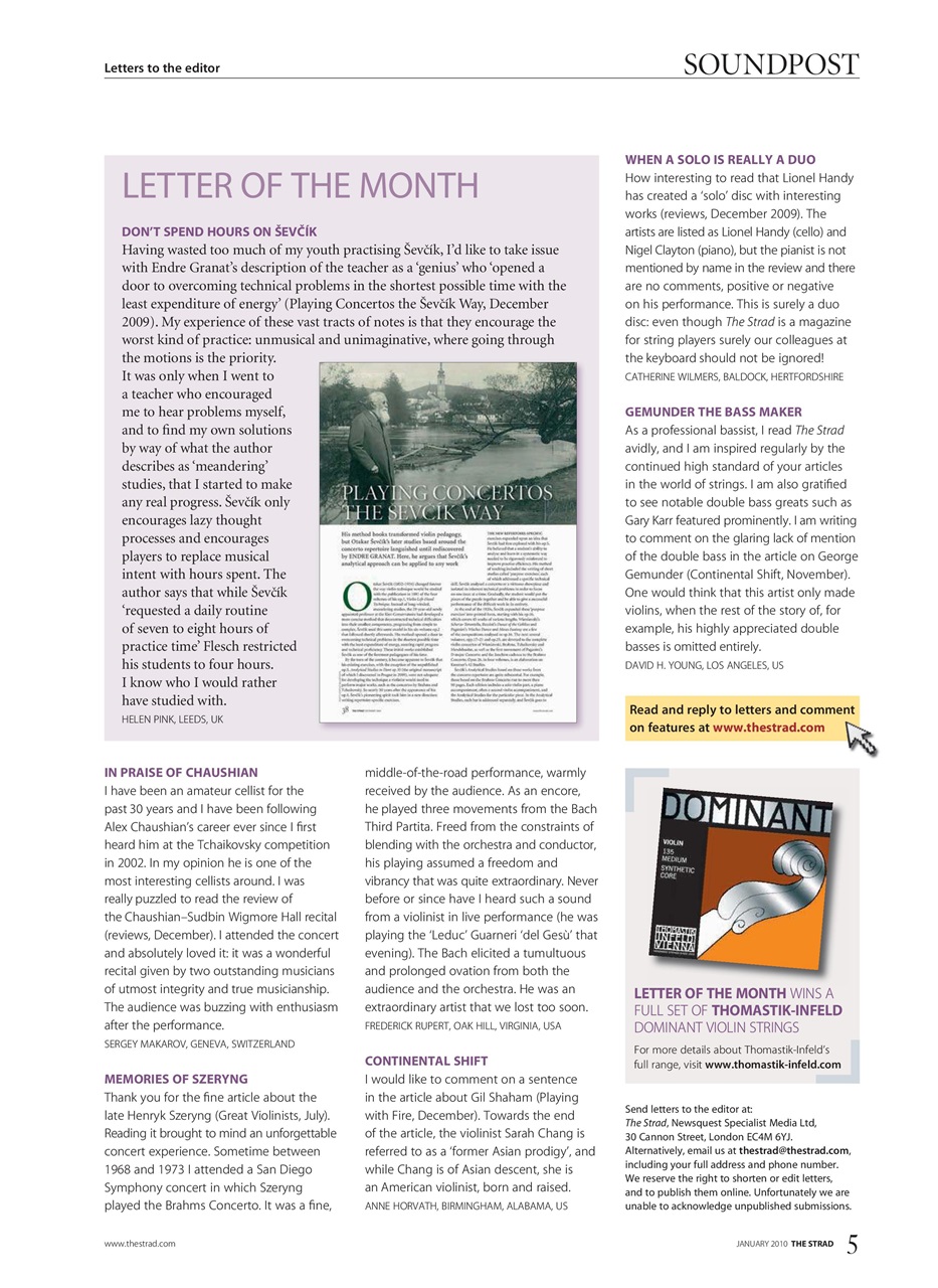 The Strad Preview Pages